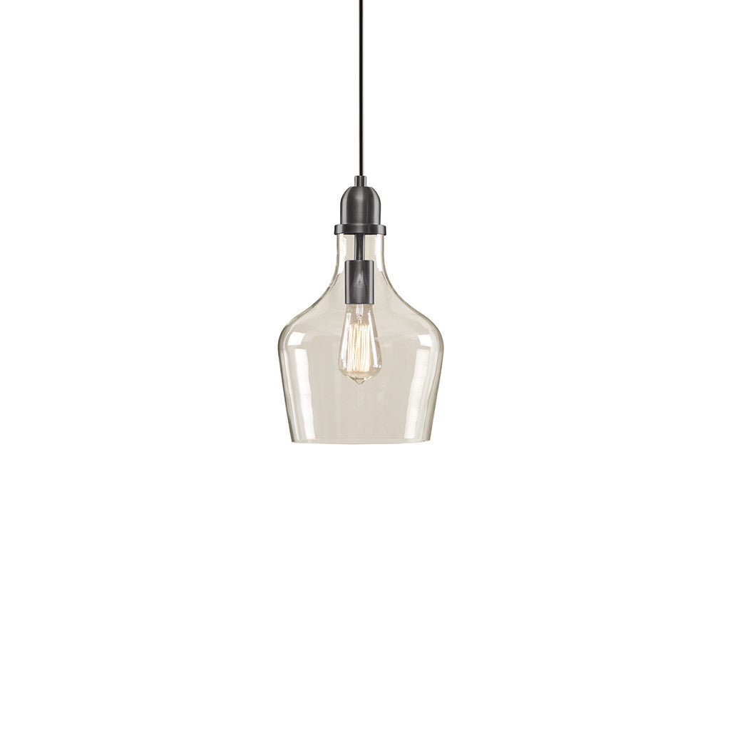 Auburn Bell Shaped Glass Pendant