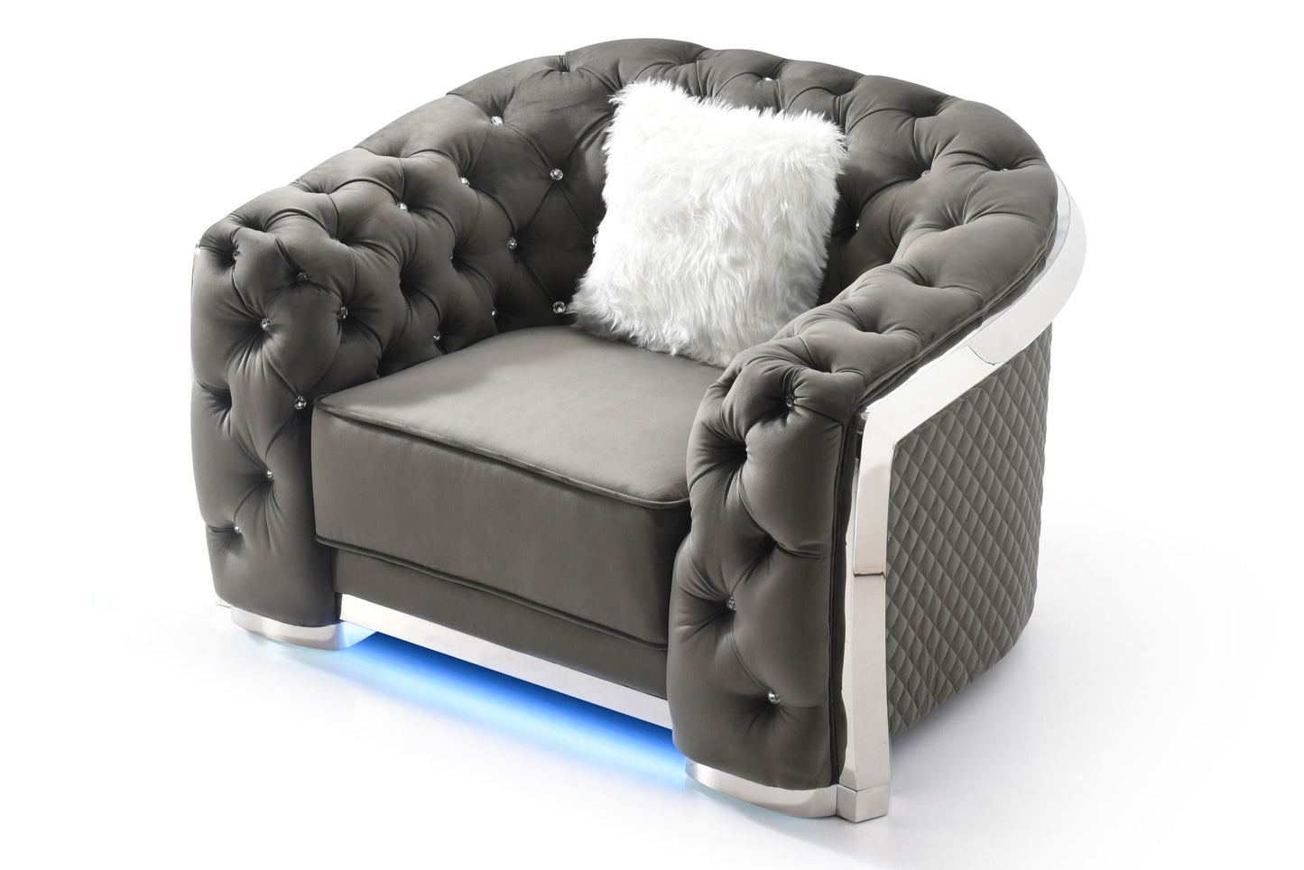 Glory Furniture Sapphire G0590A-C Chair , Gray