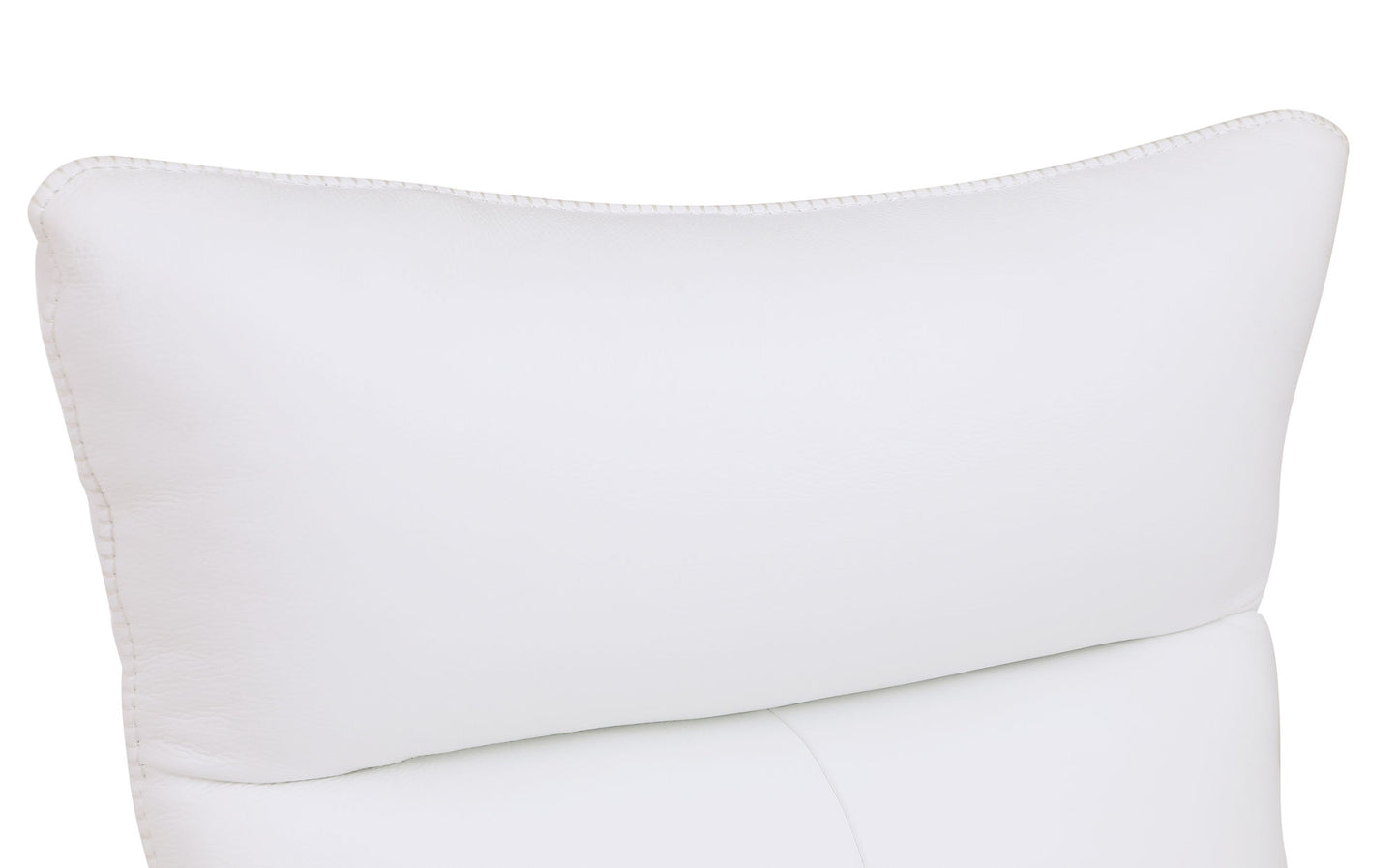 Global United Modern Genuine Italian Leather Upholstered Loveseat