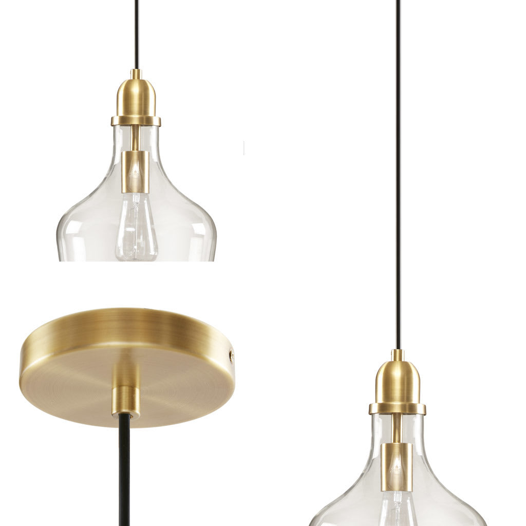 Bell Shaped Glass Pendant