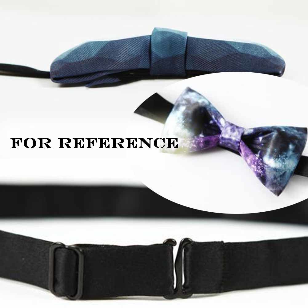 Men Bow Tie Polyester Neckties Chinese Style Red Crown Crane Wedding Bow Tie