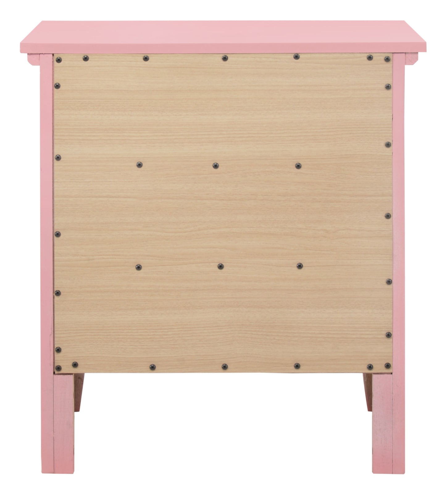 Glory Furniture Hammond G5404-N 3 Drawer Nightstand , Pink