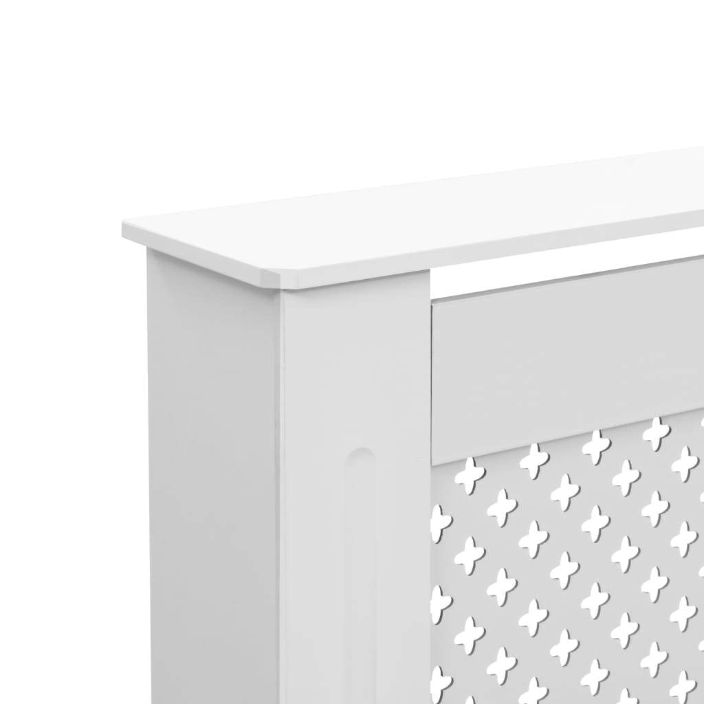 Radiator Cover White 67.7"x7.5"x32.1" MDF