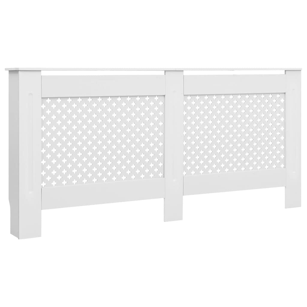 Radiator Cover White 67.7"x7.5"x32.1" MDF