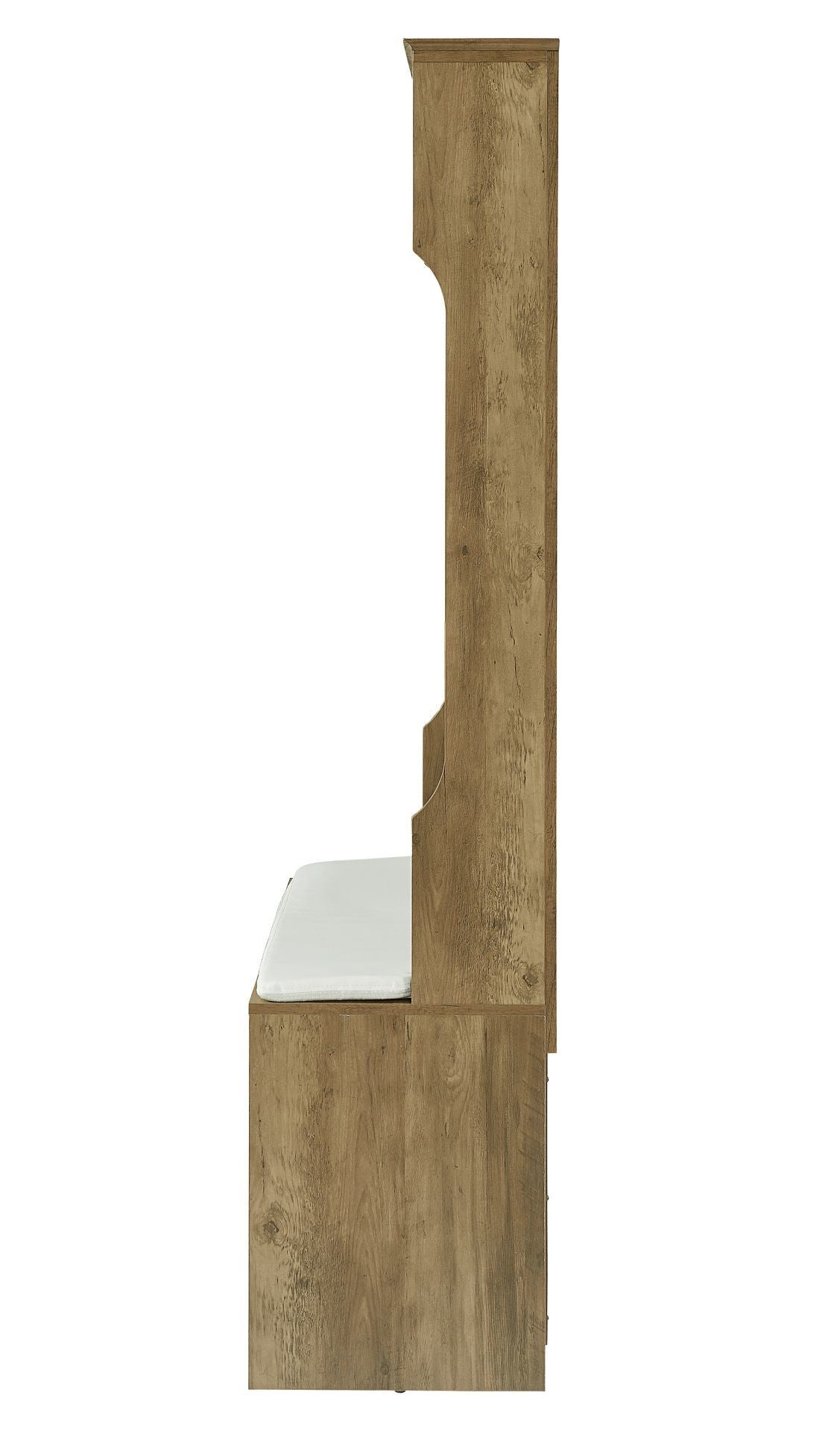 Wood Coat Rack, Storage Shoe Cabinet, with Clothes Hook, with Sponge Pad Product, Multiple Storage Racks, bedroom, porch wardrobe storage rack, Dark Colour