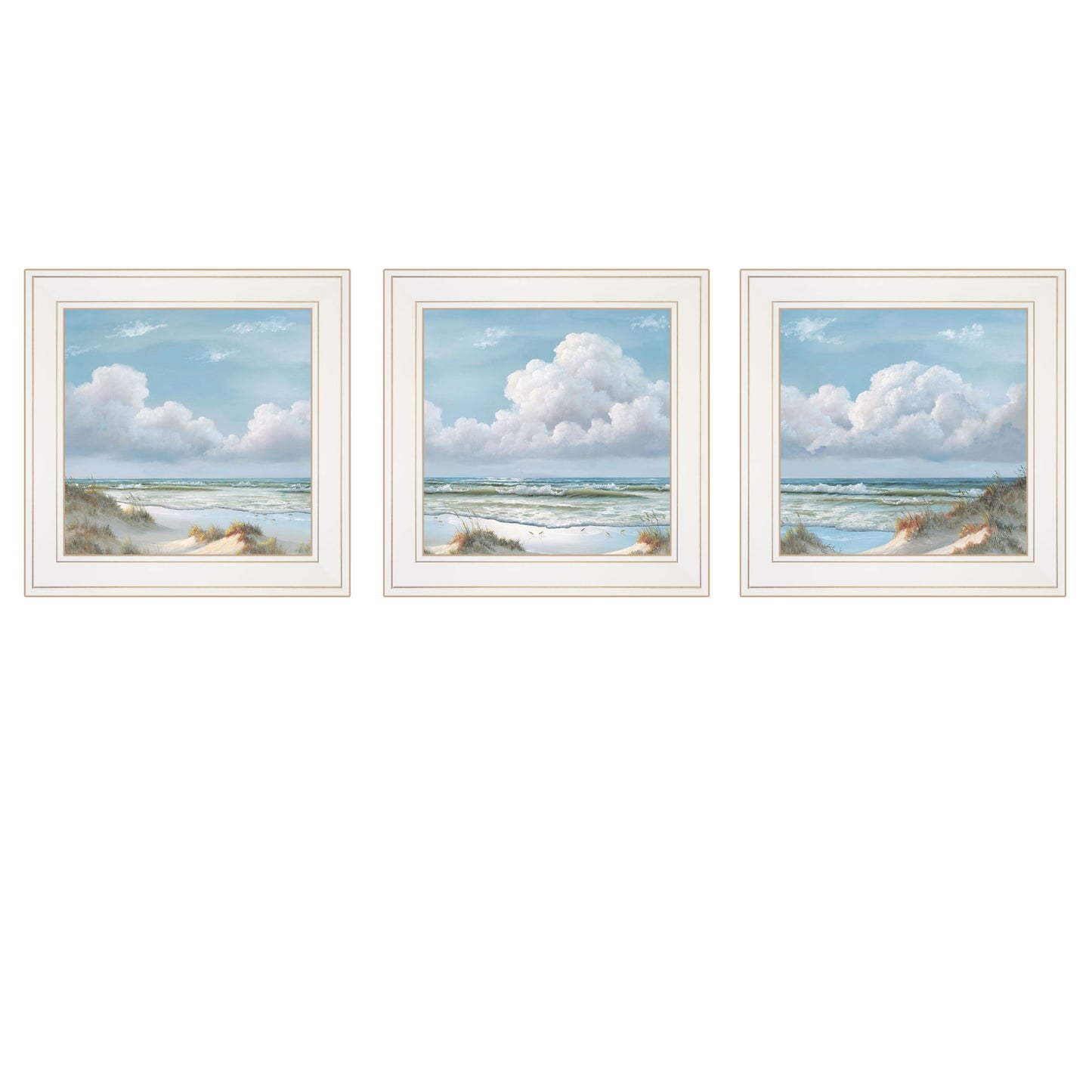 "Beautiful Day I,II, III" 3 Piece Vignette Wall Art by Georgia Janisse