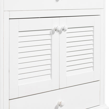 30" Bathroom Vanity with Sink, Bathroom Cabinet with Two Doors and One Drawer
