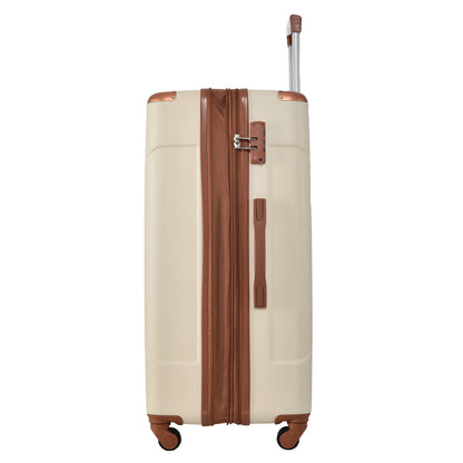 Hardshell Luggage Sets 3 Pcs Spinner Suitcase with TSA Lock Lightweight 20''24''28''