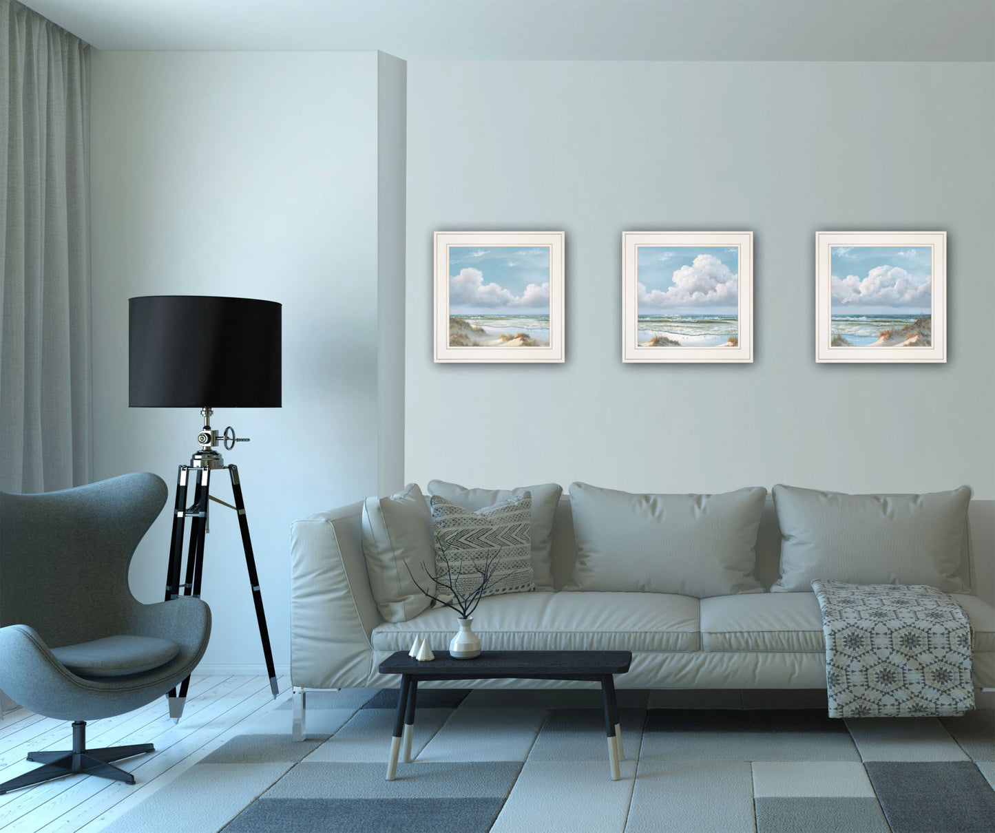 "Beautiful Day I,II, III" 3 Piece Vignette Wall Art by Georgia Janisse