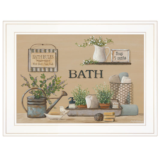 "Farmhouse Bath II" Wall Art by Pam Britton