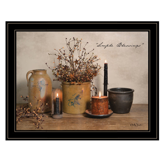 "Simple Blessings" Framed Wall Art (27x21) by Billy Jacobs