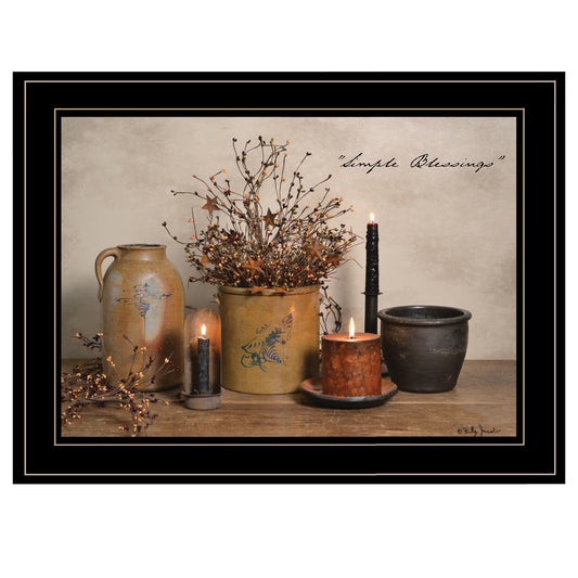 "Simple Blessings" Framed Wall Art (15x11) by Billy Jacobs