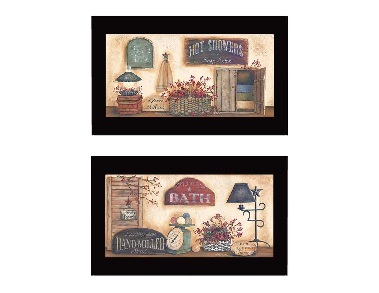 "Bath" Wall Art by Pam Britton