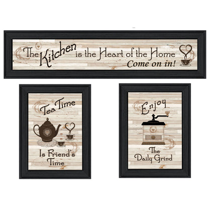 "Kitchen Friendship Collection III" 3-Piece Vignette By Artisan Trendy Decor