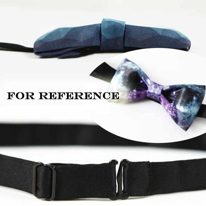 Men Bow Tie Polyester Neckties Chinese Style Red Crown Crane Wedding Bow Tie