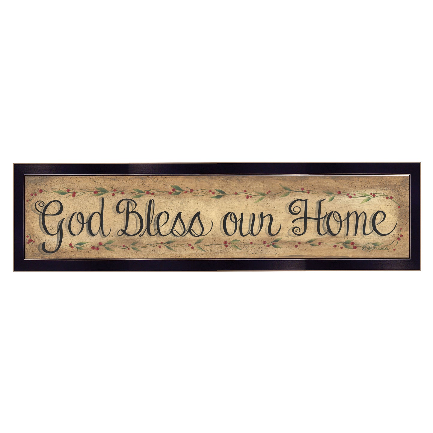 "God Bless Our Home" Wall Art by Gail Eads