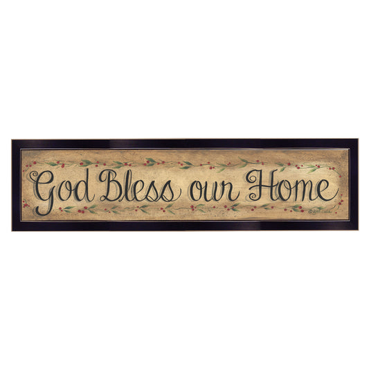"God Bless Our Home" Wall Art by Gail Eads