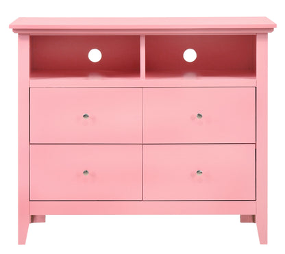Glory Furniture Hammond G5404-TV Media Chest , Pink