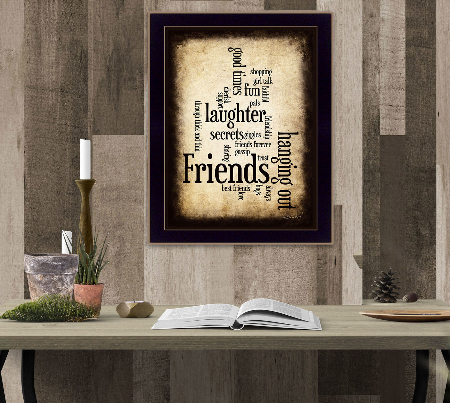 "Friends" Wall Art By Susan Boyle