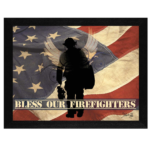 "Bless our Firefighters" Wall Art By Marla Rae