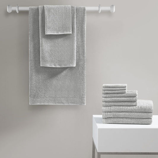 100% Cotton Quick Dry 12 Piece Bath Towel Set