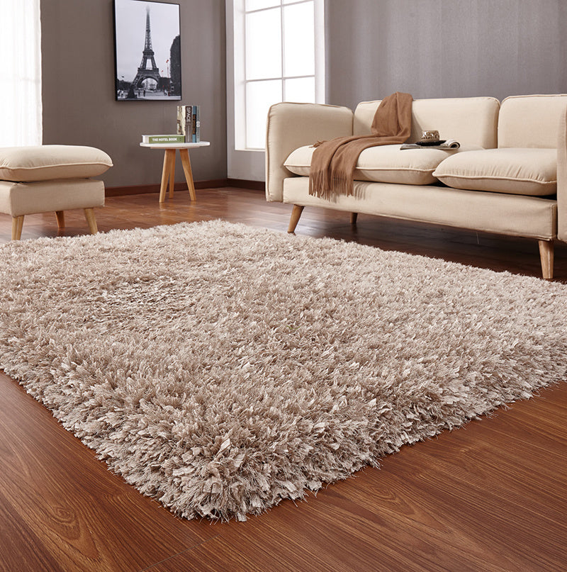 Coral Hand Tufted Shag Area Rug