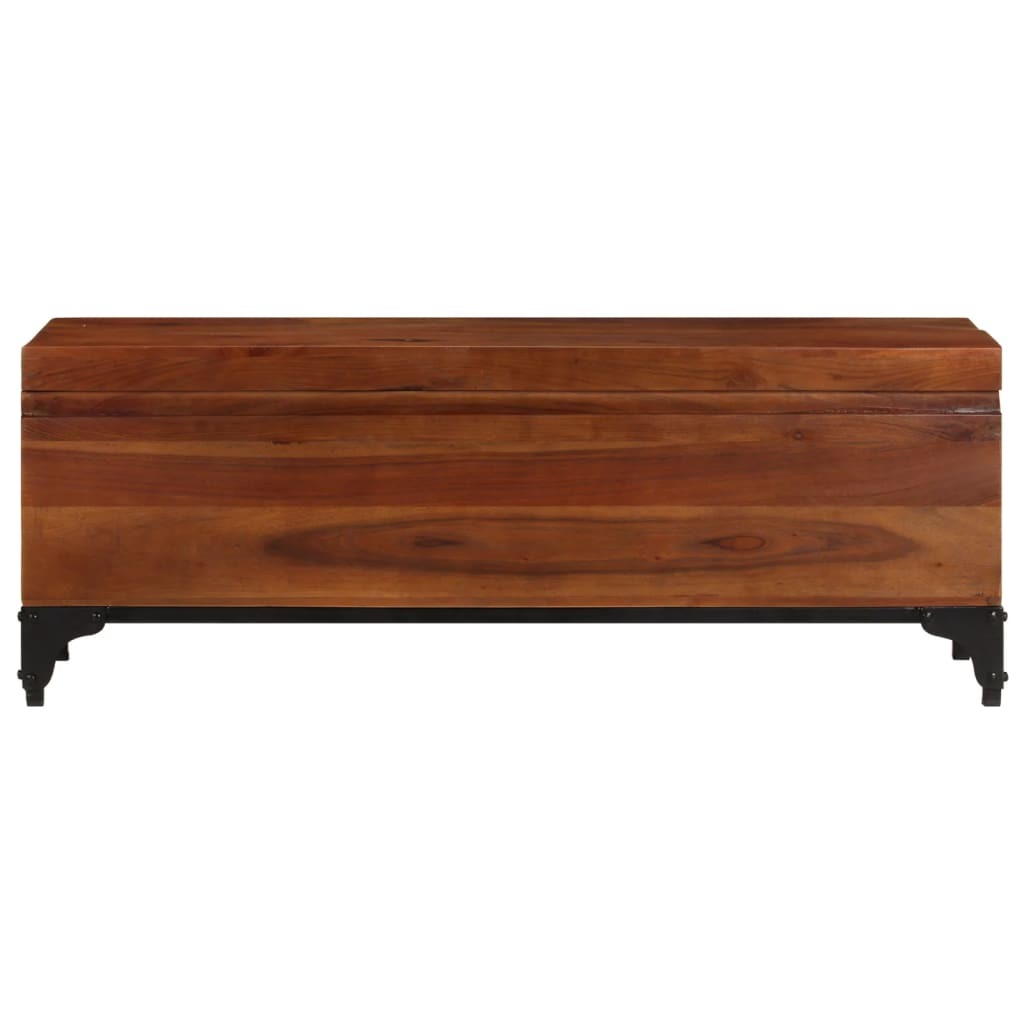 Storage Trunk 43.3"x13.8"x16.1" Solid Acacia Wood