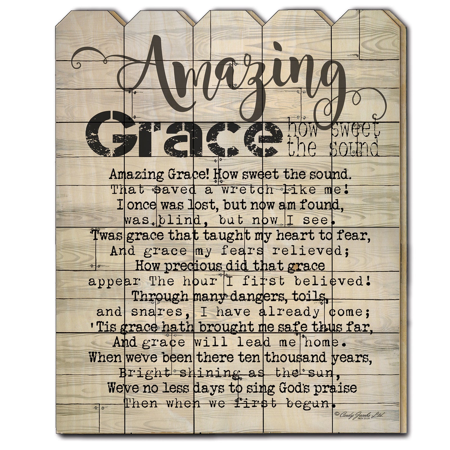 "Amazing Grace" Wall Art by Cindy Jacobs